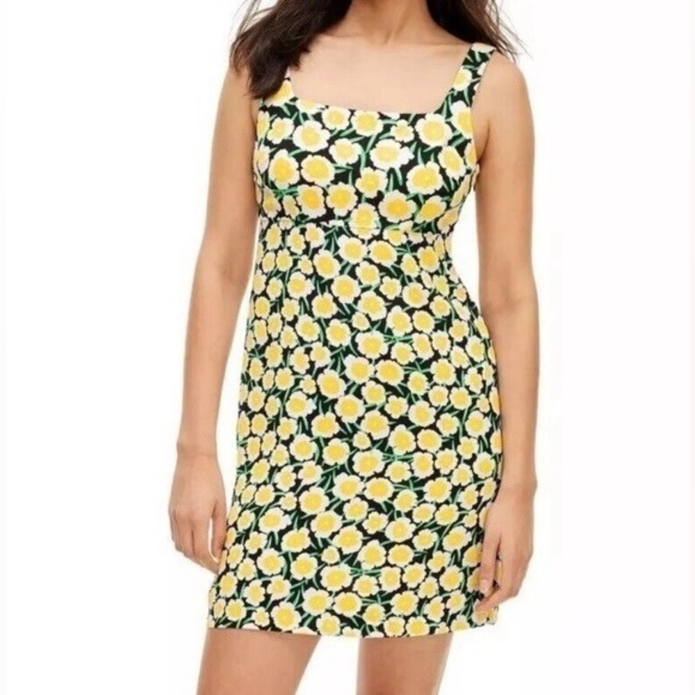 EUC Diane Von Furstenberg for Target Yellow Poppy Mini Dress Size 12